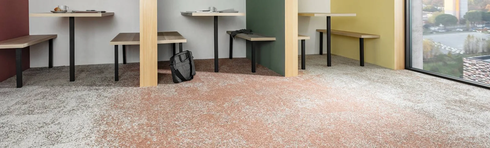 Nexus Bridge carpet by Balsan shown in an interior roomshot